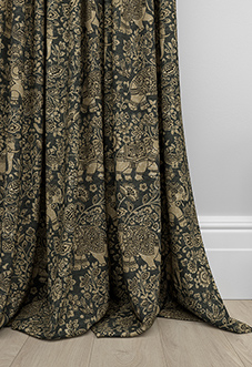 Indira, Charcoal - Made to Measure Curtains